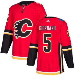 Herren Calgary Flames Eishockey Trikot Mark Giordano #5 Authentic Rot Heim